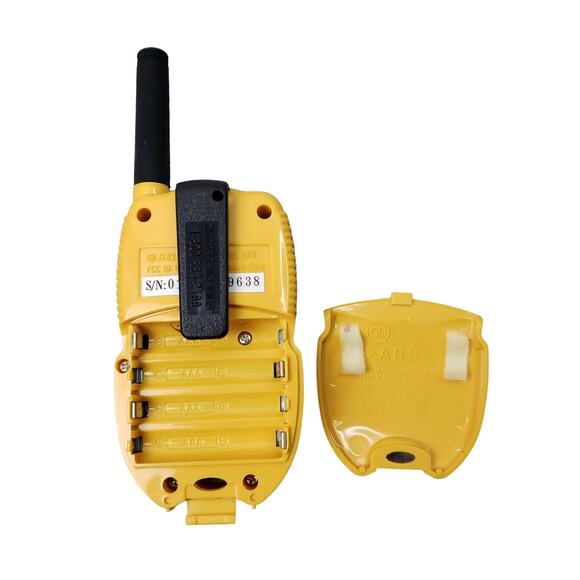 Vintage BellSouth Two-Way Communicator Radios Model 1010 Yellow Walkie Talkies - Picture 10 of 11